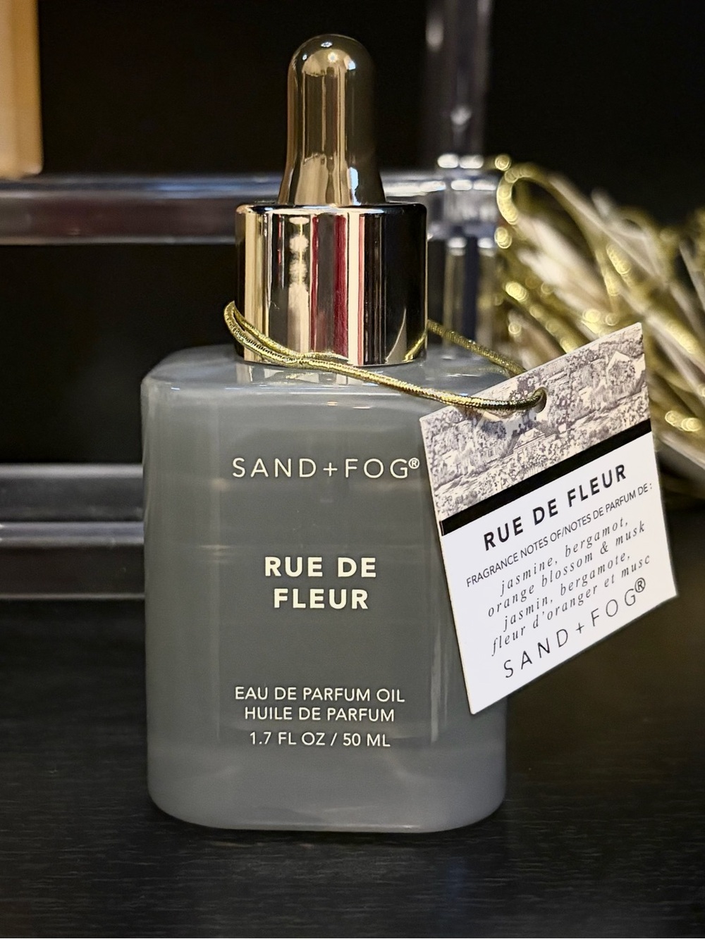 Sand and Fog Rue De Fleur Oil Dropper ~1.7 oz